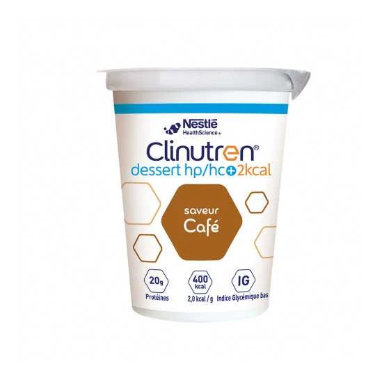 Clinutren Dessert HP/HC Café 4x200G 1 Clinutren Dessert HP/HC Café 4x200G
