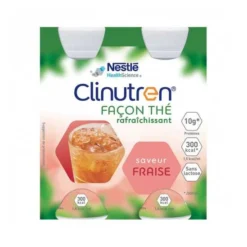 Clinutren Façon Thé Fraise 4x200Ml