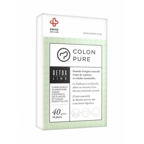 Colon Pure Detox Line 40 Gélules 1 Colon Pure Detox Line 40 Gélules