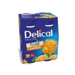 Délical Boisson Fruitée Orange 4x200Ml