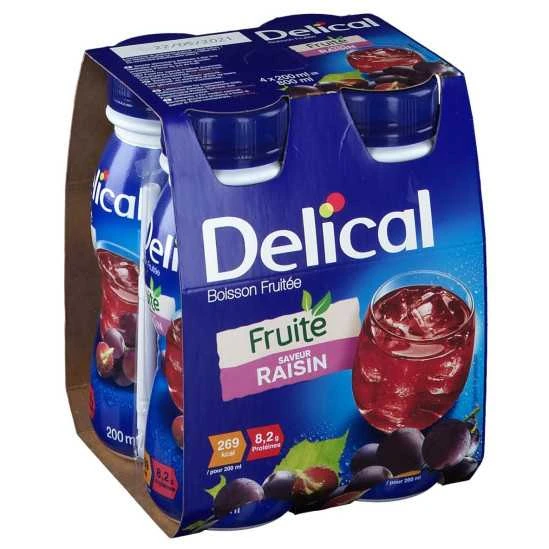 Délical Boisson Fruitée Raisin 4x200Ml 1 Délical Boisson Fruitée Raisin 4x200Ml