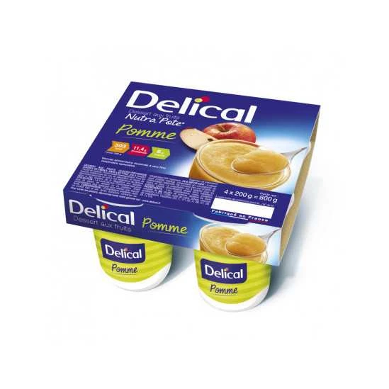 Délical Nutra Pote Pomme 4x200 Grammes 1 Délical Nutra Pote Pomme 4x200 Grammes