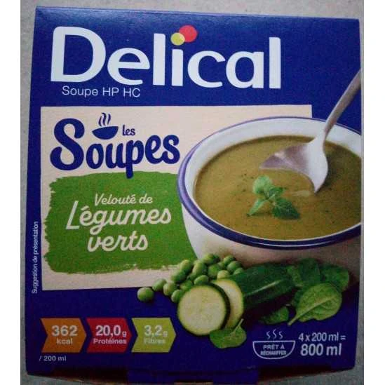 Délical Soupes Velouté De Légumes Verts 4x200Ml 1 Délical Soupes Velouté De Légumes Verts 4x200Ml