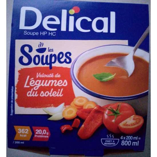 Délical Soupes Velouté De Velouté De Légumes Du Soleil 4x200Ml 1 Délical Soupes Velouté De Velouté De Légumes Du Soleil 4x200Ml