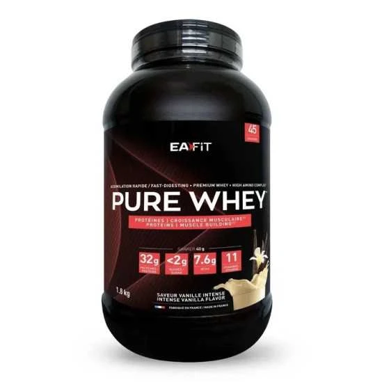 Eafit Pure Whey Vanille Intense 1,8kg 1 Eafit Pure Whey Vanille Intense 1,8kg