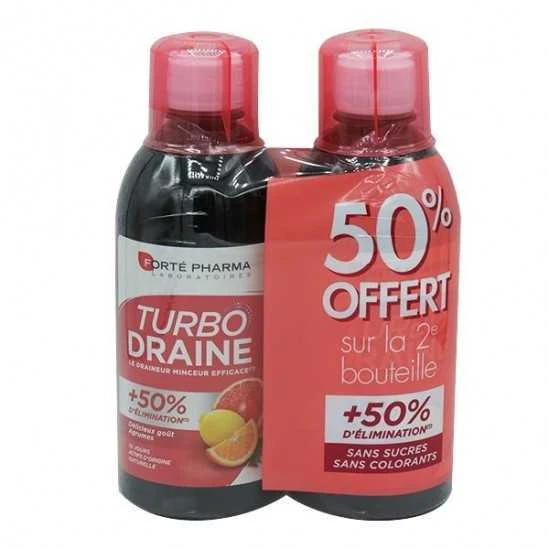Forté Pharma Turbo Draine Agrumes 2 X 500ml 1 Forté Pharma Turbo Draine Agrumes 2 X 500ml