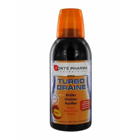 Forté Pharma Turbodraine Thé Vert Pêche 500ml 1 Forté Pharma Turbodraine Thé Vert Pêche 500ml