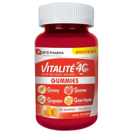 Forté Pharma Vitalité 4G 60 Gummies 1 Forté Pharma Vitalité 4G 60 Gummies