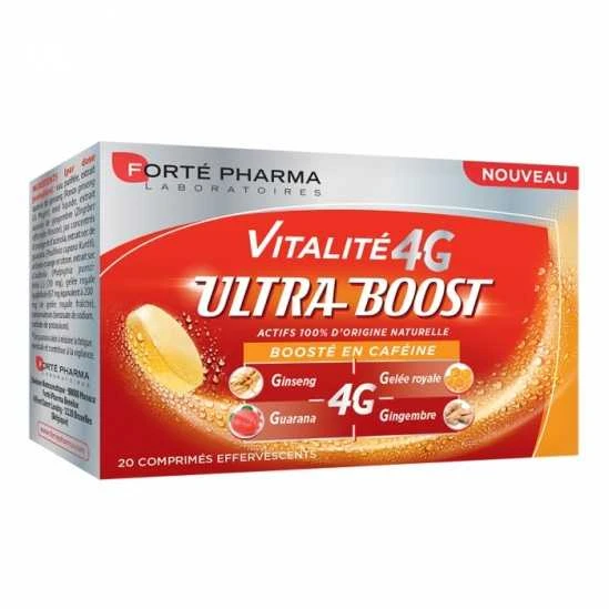 Forté Pharma Vitalité 4g Ultra-boost 20 Comprimés Effervescents 1 Forté Pharma Vitalité 4g Ultra-boost 20 Comprimés Effervescents