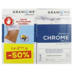 Granions De Chrome 250Mg 2x60 Comprimés