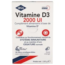 Ibsa Filmtec Vitamine D3 2000Ui 30 Films