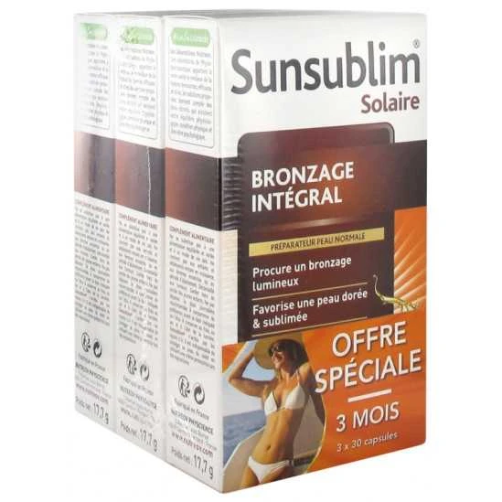 Nutréov Sunsublim Bronzage Intégral Hydratant Trio 30 Capsules 1 Nutréov Sunsublim Bronzage Intégral Hydratant Trio 30 Capsules