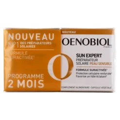 Oenobiol Sun Expert Préparation Solaire Peaux Sensibles 2x30 Capsules
