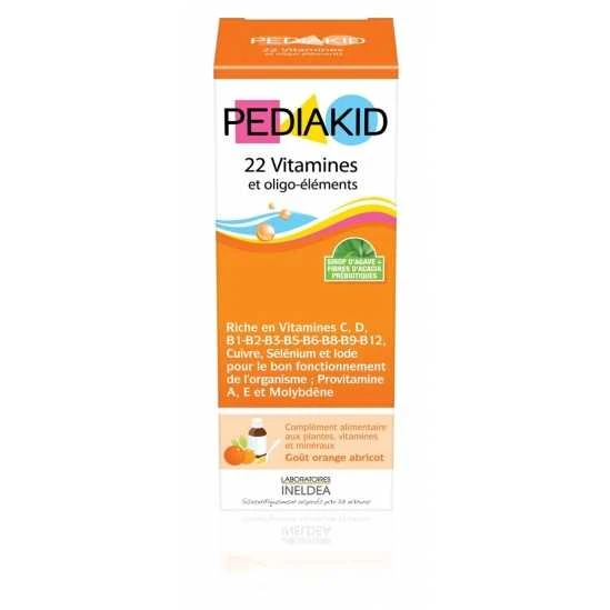 Pediakid 22 Vitamines & Oligo-Eléments 125ml 1 Pediakid 22 Vitamines & Oligo-Eléments 125ml
