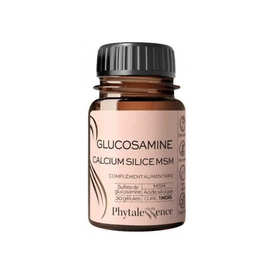 Phytalessence Glucosamine Calcium Silice MSM Gélules B/30 1 Phytalessence Glucosamine Calcium Silice MSM Gélules B/30