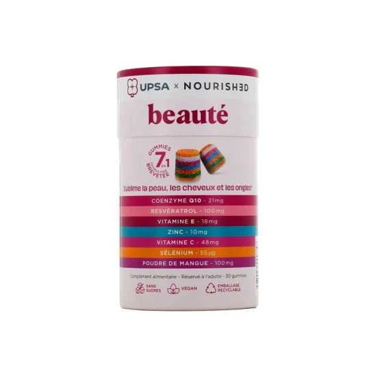 Upsa Nourished Gummies 7 En 1 Beauté Boite De 30 1 Upsa Nourished Gummies 7 En 1 Beauté Boite De 30