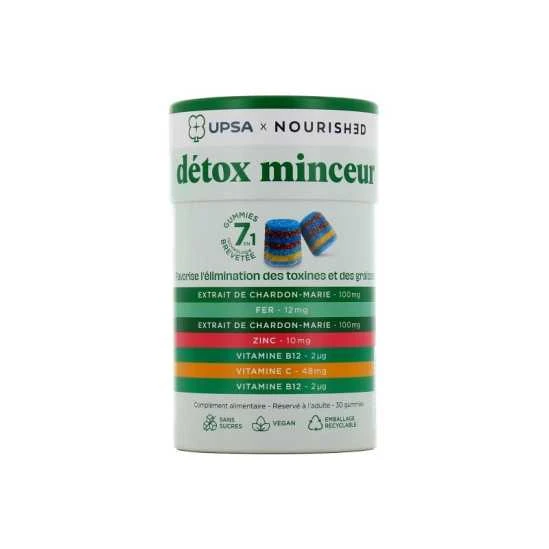 Upsa Nourished Gummies 7 En 1 Détox Minceur Boite De 30 1 Upsa Nourished Gummies 7 En 1 Détox Minceur Boite De 30